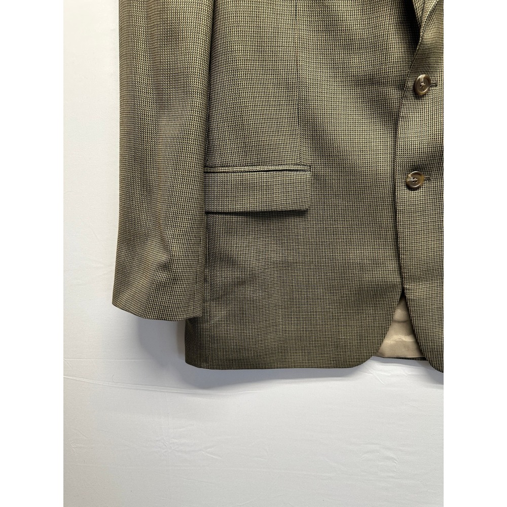 Vtg Lauren Ralph Lauren Men's Houndstooth Wool‎ Blazer Sport Coat Size 42R - Picture 2 of 10